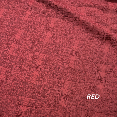 JPTAOTIE - 50 Momme Plant Dye Mud Brocade Silk Noil Fabric - 110cm wide by the Yard