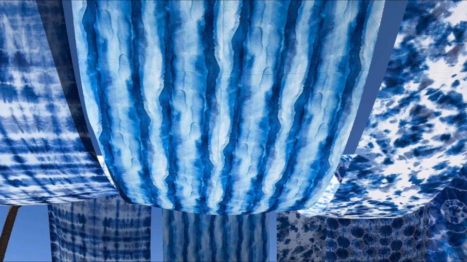 Chinese Traditional Indigo style deco fabric