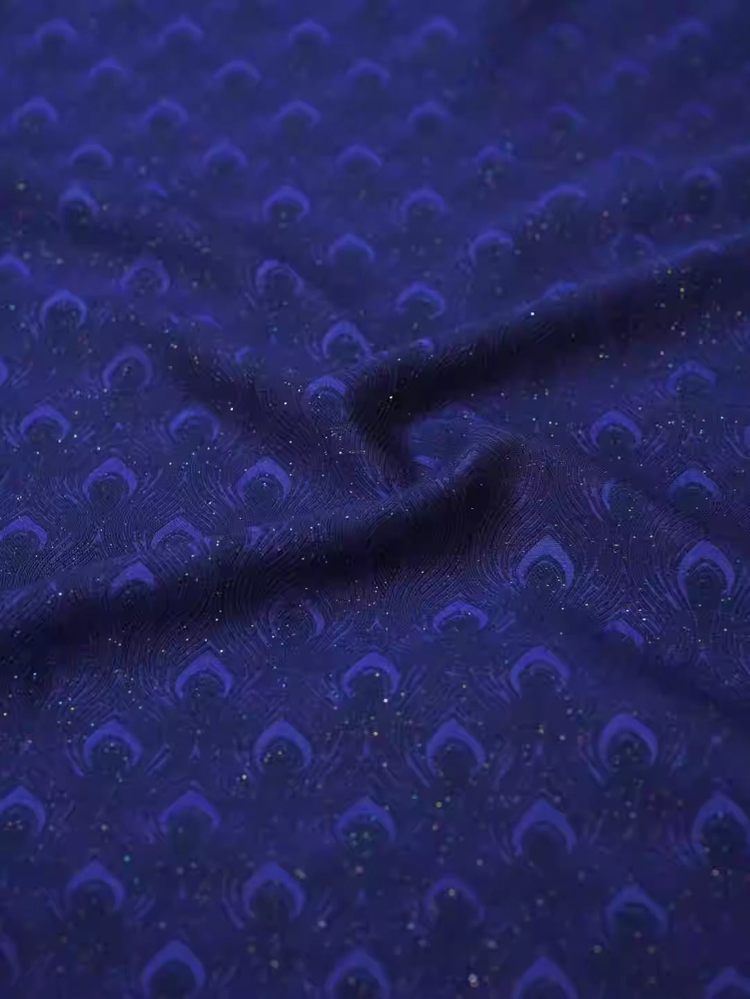 SJKSM002 - Jacquard silk wool blend fabric,feather, 140cm wide by the yard