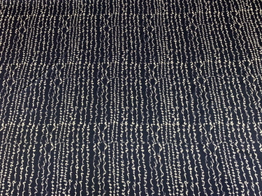 ZMLELI - 19 Momme Letter Lines Pattern Digital Print Stretch Silk Satin Fabric - 135cm wide by the Yard