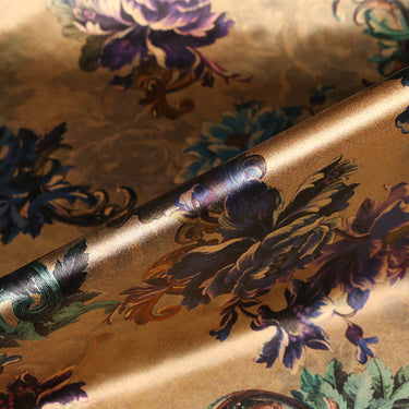 GUJFWH - Handmade 50 Momme PIZI Mud Silk Satin Fabric - 140cm wide by the Yard