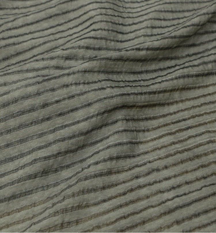 BOSI - 14 Momme Vintage Style Dirty Dyed Silk Cotton Fabric - 130 cm wide by the Yard