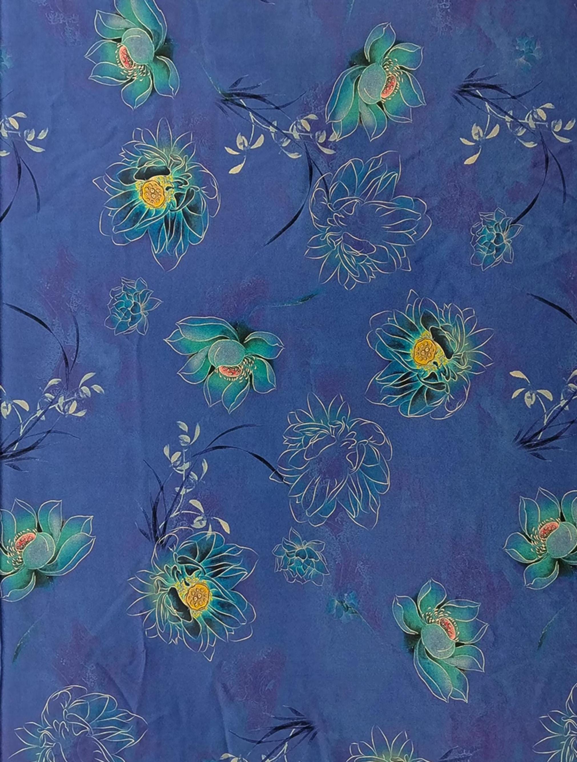 GUYLTU - Handmade 40 Momme Mud Silk Satin Fabric -112cm By the Yard