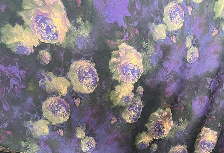 PZIMDAN - Handmade 50 Momme PIZI Mud Silk Satin Fabric - 112cm by the Yard