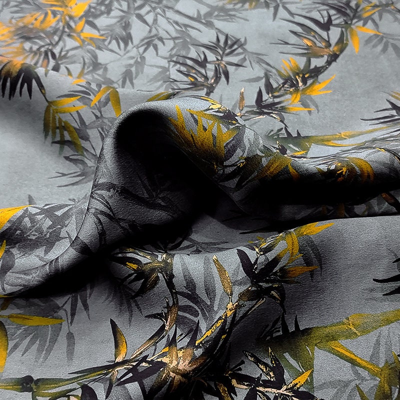 JYMT - Handmade 40 Momme Mud Silk Satin Fabric By the Yard