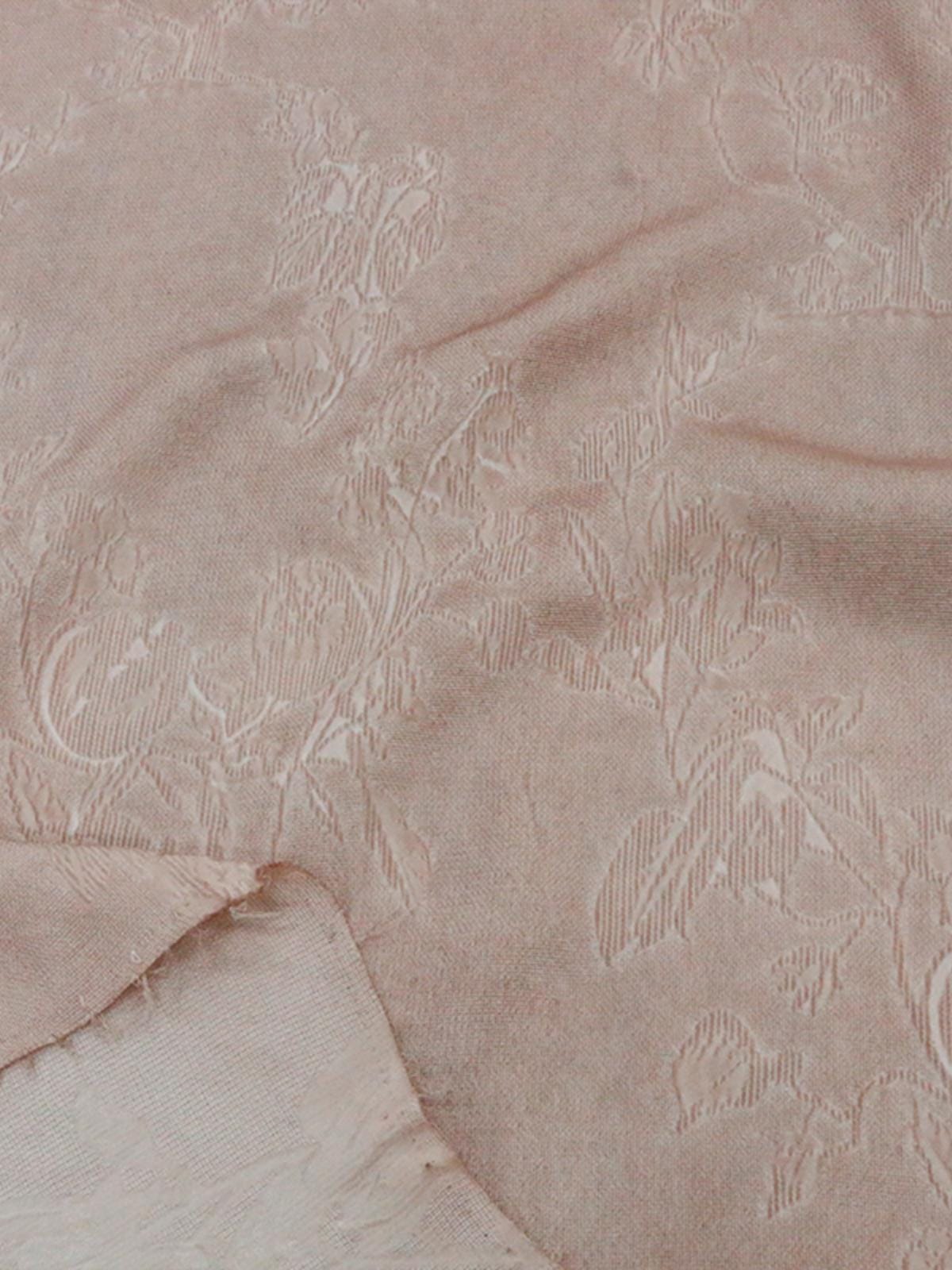 ZFTUHZ - 28 Momme Vintage Style Dirty Dyed Distressed Original Guipure Crepe jacquard Satin Silk Fabric - 108cm wide by the Yard