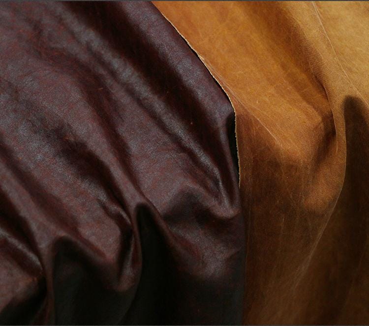 YOLANG - 22 Momme Handmade Plant Dye HongYunSha Silk Fabric, 130cm by the Yard