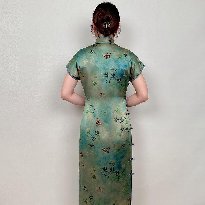GUYLVD - Handmade 40 Momme Mud Silk Satin Fabric - 110cm By the Yard
