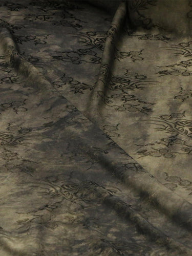 NIRYUS - 25 Momme Eco Friendly Plant Dye Jacquard Silk Blend Rayon Fabric - 138cm wide by the Yard