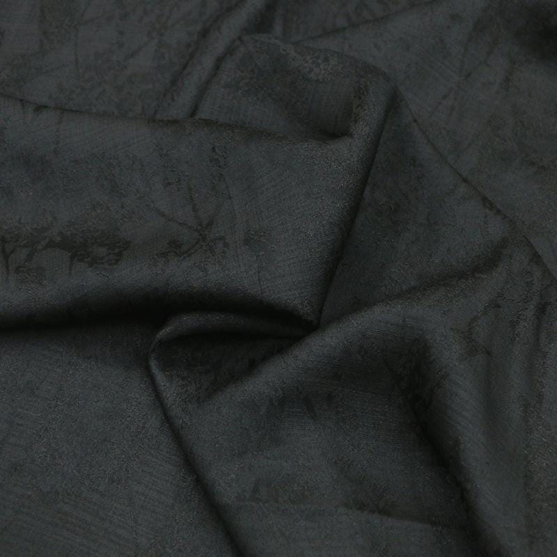 ZUOCAN - 24 Momme Handmade Pure Tussah Silk Gambiered Ganton Gauze Silk Fabric ,130cm By the Yard