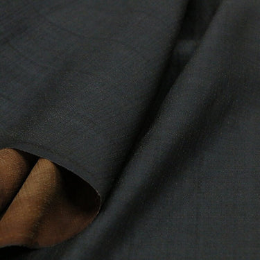 JIANGXIN - 27 Momme Handmade Gambiered Ganton Tussah Mud Silk Fabric - 130cm wide by the Yard