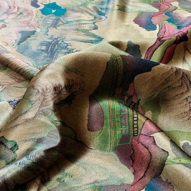 GYPMSS - Handmade 70 Momme PIZI Mud Silk Satin Fabric - 112cm By the Yard