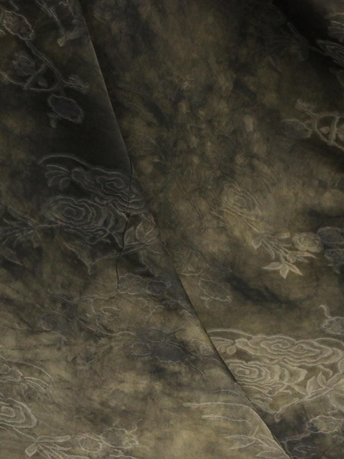 NIRYUS - 25 Momme Eco Friendly Plant Dye Jacquard Silk Blend Rayon Fabric - 138cm wide by the Yard