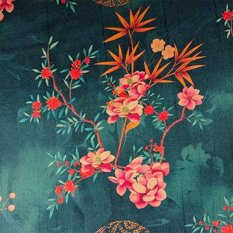 GUYKGY - Handmade 40 Momme Mud Silk Satin Fabric -112cm By the Yard