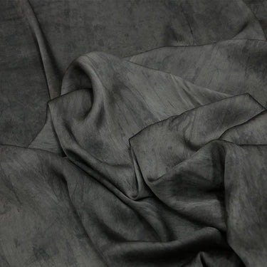 CAMZAR - 19 momme Plant Dyeing Tie-dye Art Style Charmeuse Silk Satin Fabric - 128cm wide by the Yard