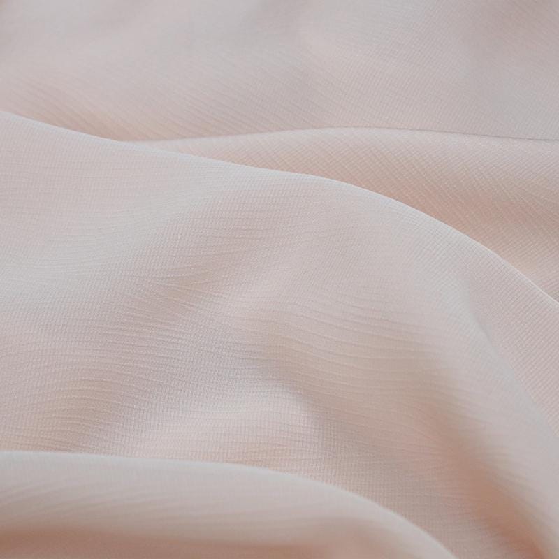 SABCUH - Handmade 16 Momme Pink Silk Jacquard Pure Mulberry Silk Fabric - 110cm wide by the Yard
