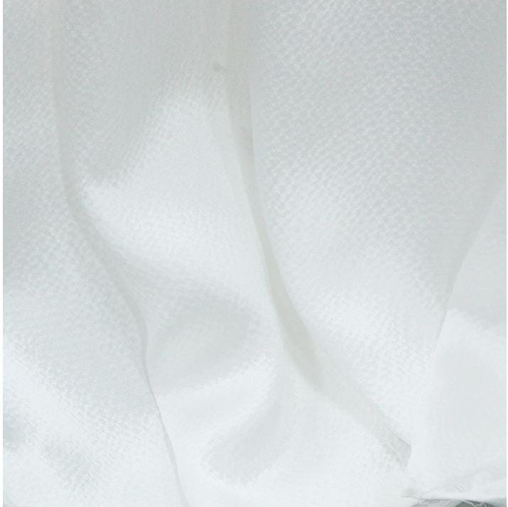 ZENZU - 16 Momme High-end Pearl Satin Jacquard Bubble Crepe Full Silk Fabric - 135cm wide by the Yard