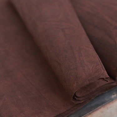 Eco-Friendly Traditional Chinese Plant Dye Fabric/Earth Color Cotton Fabric By the Yard