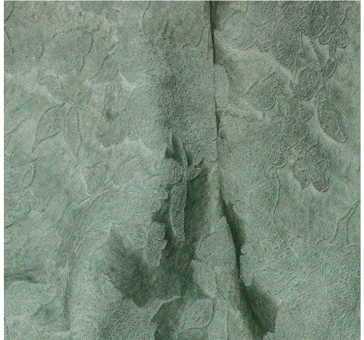 GADAYN - 29 Momme Vintage Style Dirty Dyed Handmade High-end Jacquard Mulberry Silk Linen Blended Fabric - 130cm wide by the Yard