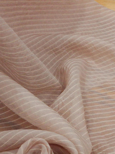 KUROSE - 16 Momme Original Niche Designer Dirty Dyed Dirty Maroon Silk Satin Gauze Silk Cotton Blend Fabric - 110cm wide by the Yard