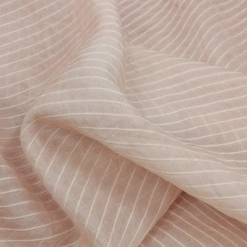 KUROSE - 16 Momme Original Niche Designer Dirty Dyed Dirty Maroon Silk Satin Gauze Silk Cotton Blend Fabric - 110cm wide by the Yard