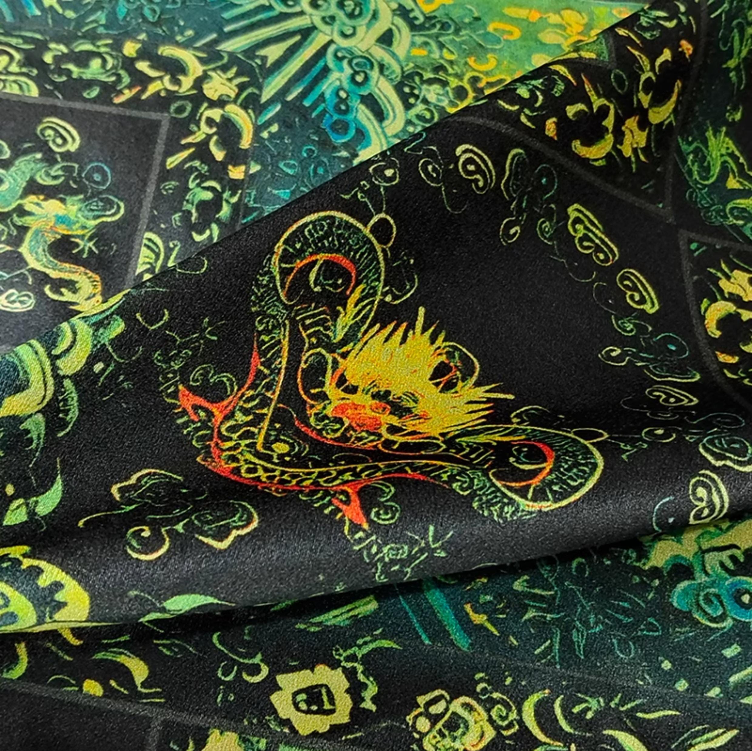 GUYLKA - Handmade 40 Momme Mud Silk Satin Fabric -112cm By the Yard