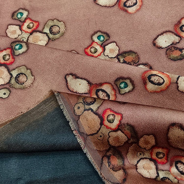 GUYQCS- Handmade 40 Momme Mud Silk Satin Fabric By the Yard