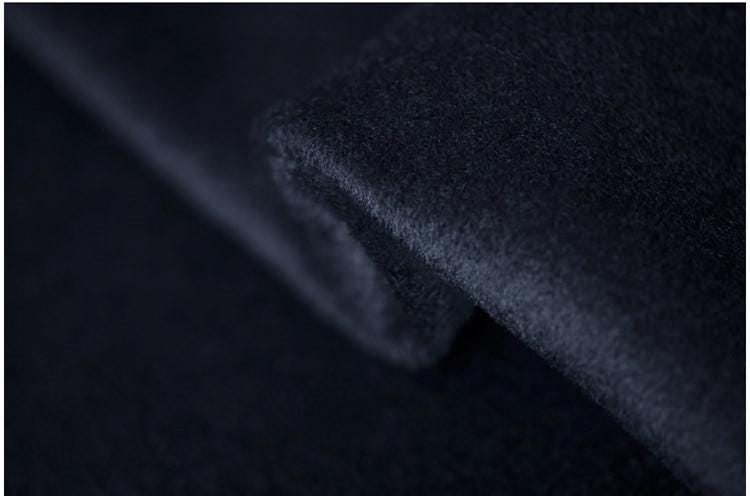 SHEHUA - Special Classic Navy Single-Sided 45% Cashmere Fabric - 150cm wide by the Yard