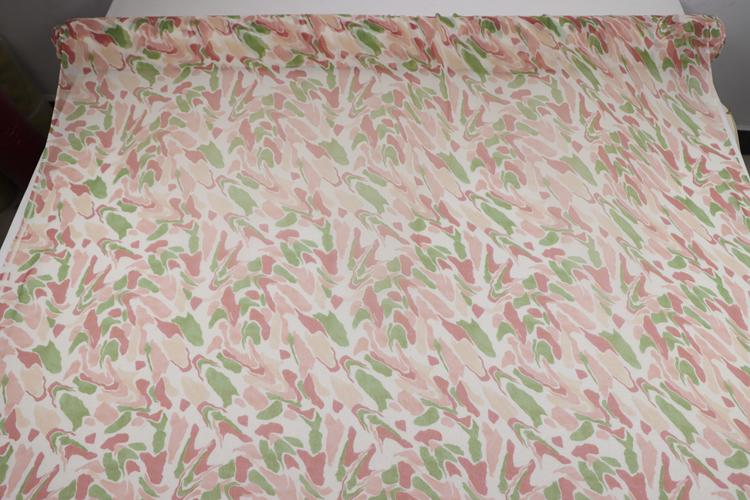 BUGZYI - 8 Momme Fresh Unique Irregular Print Silk Georgette Fabric - 130cm wide by the Yard