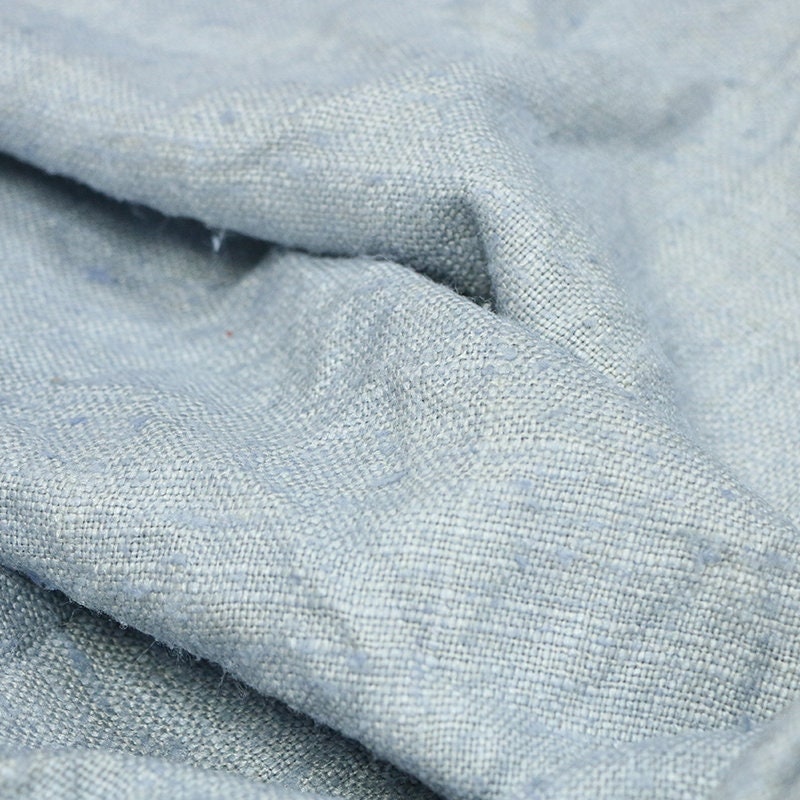 QCHUI - Handmade Gambiered Ganton Tussah Silk Fabric - 90cm wide by the Yard