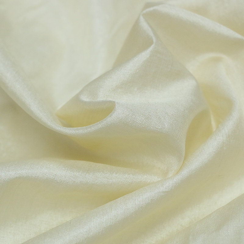 KUIZN - Handmade Double Palace Silk Tussah Silk Silk Fabric - 138cm by the Yard