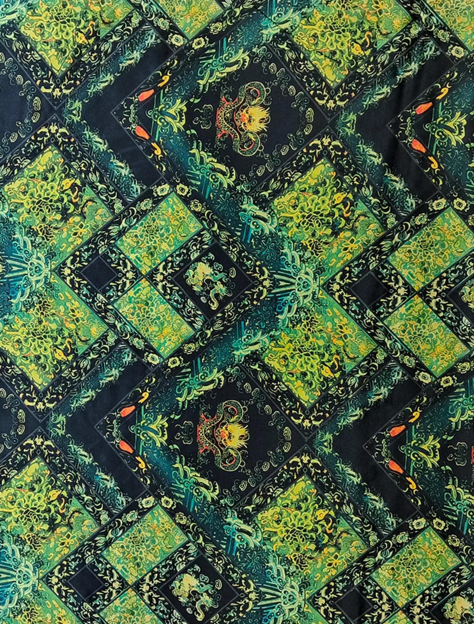 GUYLKA - Handmade 40 Momme Mud Silk Satin Fabric -112cm By the Yard