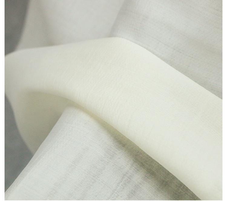 BBSIMD- 33 Momme High-Grade Silk Wool Satin Heavyweight Fabric - 138cm by the Yard