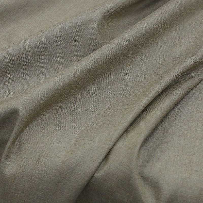 JILIKQ - Handmade Gambiered Ganton Tussah Silk Fabric - 92cm wide by the Yard