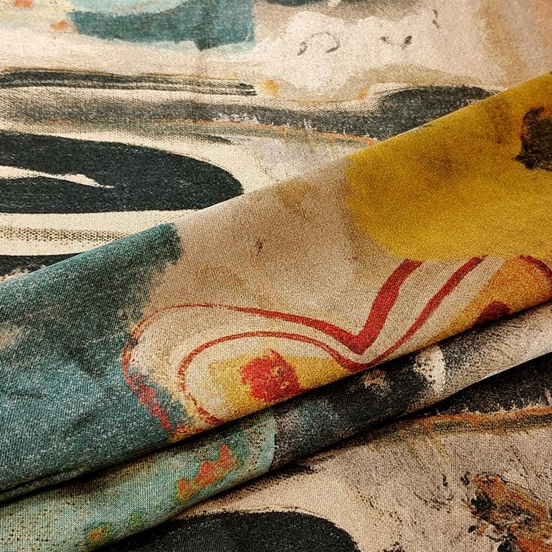 GYCXJY - Handmade 70 Momme PIZI Mud Silk Satin Fabric - 112 cm By the Yard