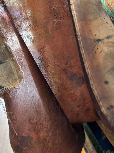 HDIO - Handmade 25 Momme HUALUO Jacquard Mud Silk Fabric (Openwork texture) - 113cm by the Yard