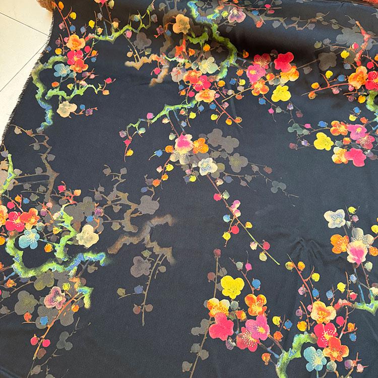 CFSLYH - Handmade 37 Momme Mud Silk Satin Fabric - 114cm By the Yard