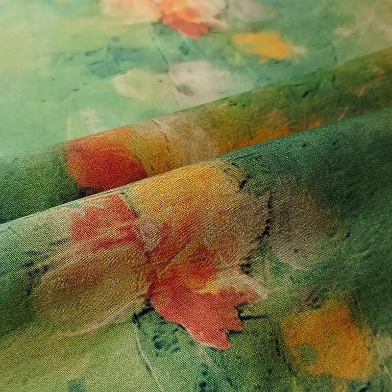 GUYMLH - Handmade 40 Momme Mud Silk Satin Fabric -112cm By the Yard