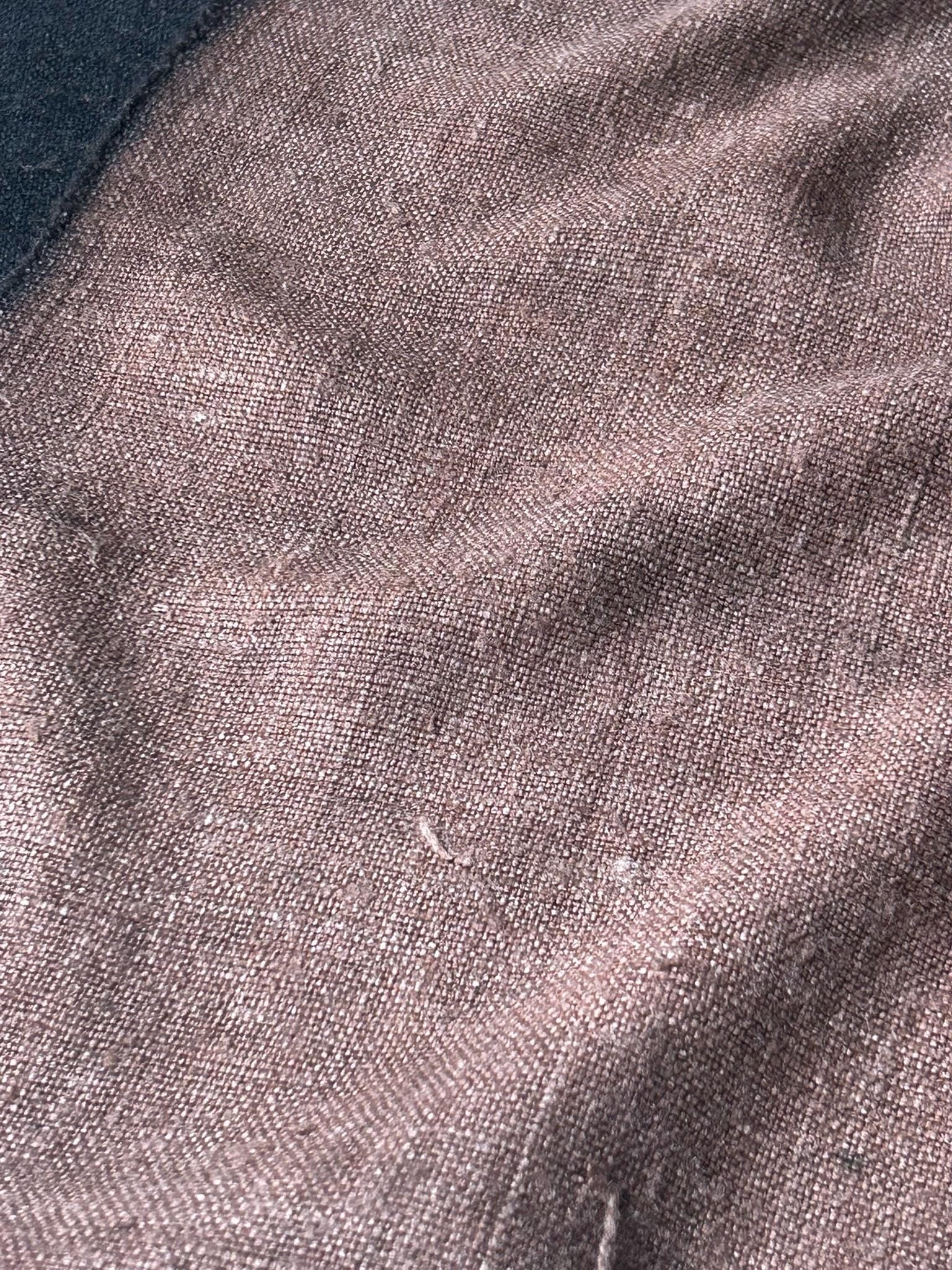 KCYEZUOSI - 78 Momme 100% Tussah Slub Mud Silk Fabric, Black and Brown,108cm wide by the Yard