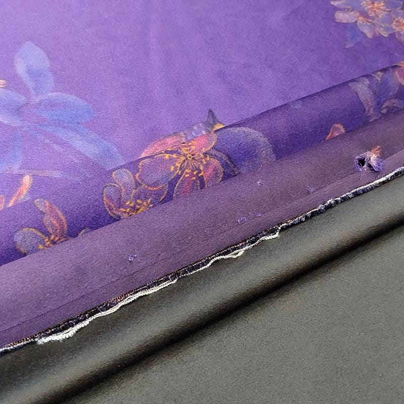GYHJZY - Handmade 38 Momme Mud Silk Satin Fabric - 112cm By the Yard