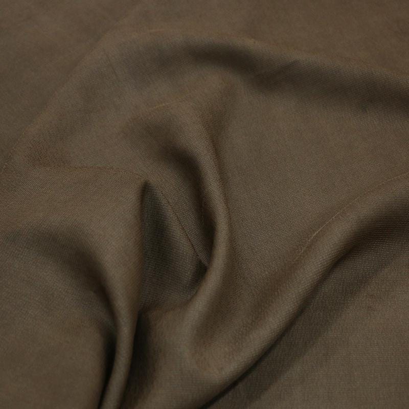 LZZSXY - Handmade 17 Momme Ancient Style Jacquard Natural Tussah Silk Mud Silk Satin Fabric - 88 cm By the Yard