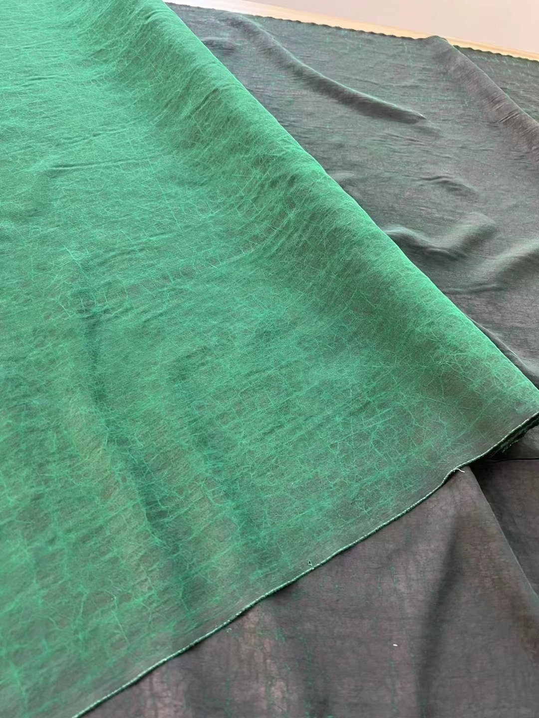 CUILVGUI - Handmade Mud Silk Gambiered Ganton Silk Fabric - 110cm width by the Yard