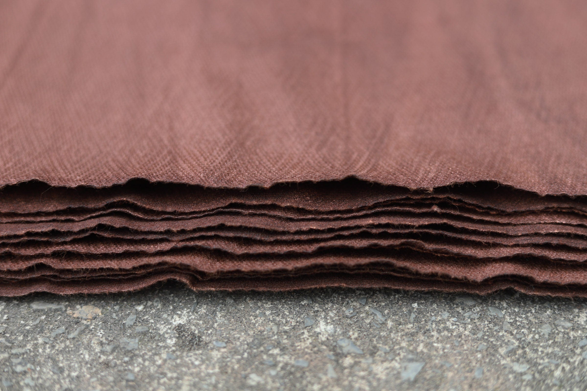 HUI Jacquard Cotton Fabric/Eco-Friendly Traditional Chinese Plant Dye Fabric/Earth Color Cotton Fabric By the Yard