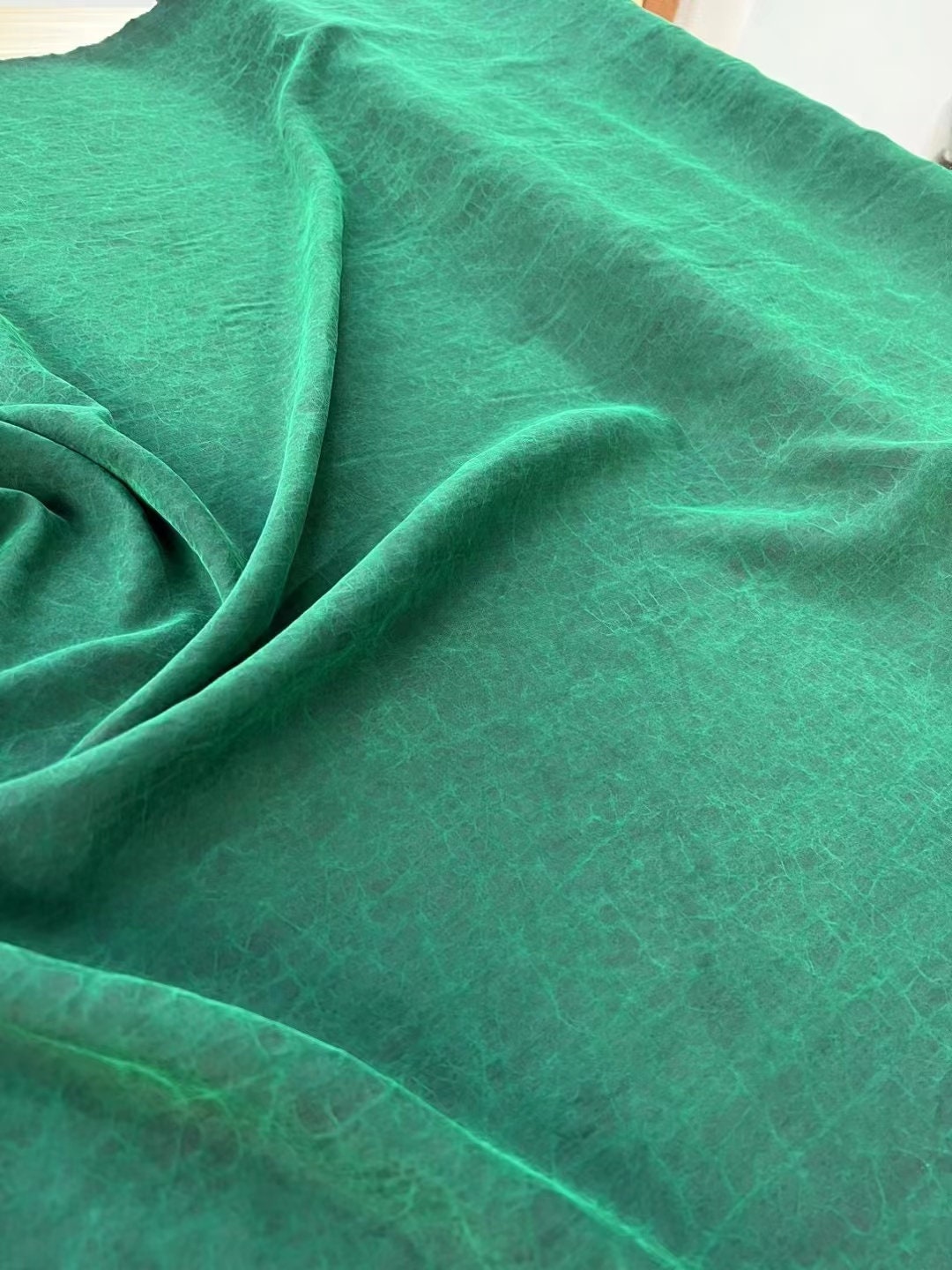 CUILVGUI - Handmade Mud Silk Gambiered Ganton Silk Fabric - 110cm width by the Yard