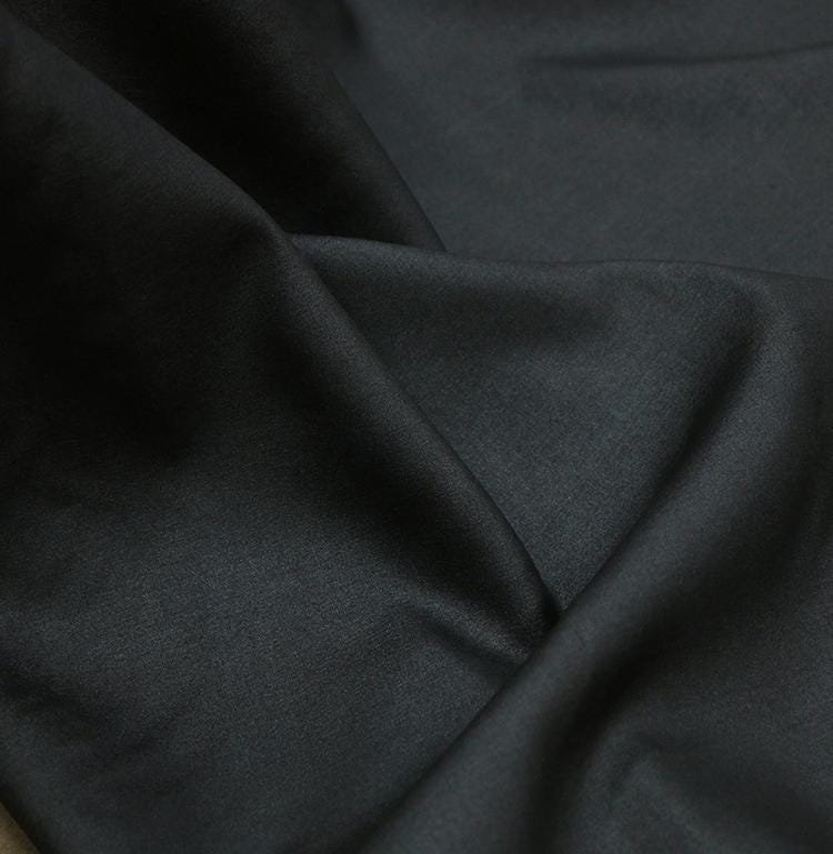 CUNZUO - 19 Momme Handmade Pure Tussah Silk Gambiered Ganton Gauze Silk Fabric ,110cm By the Yard