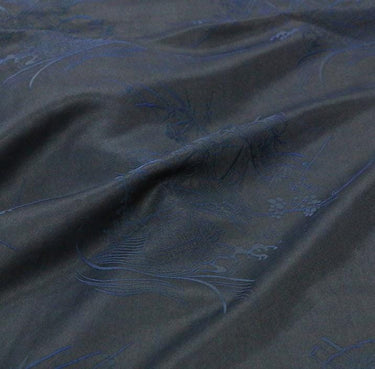 ZODWUL - 28 Momme Handmade Jacquard Mud Silk Satin Fabric - 130cm by the Yard