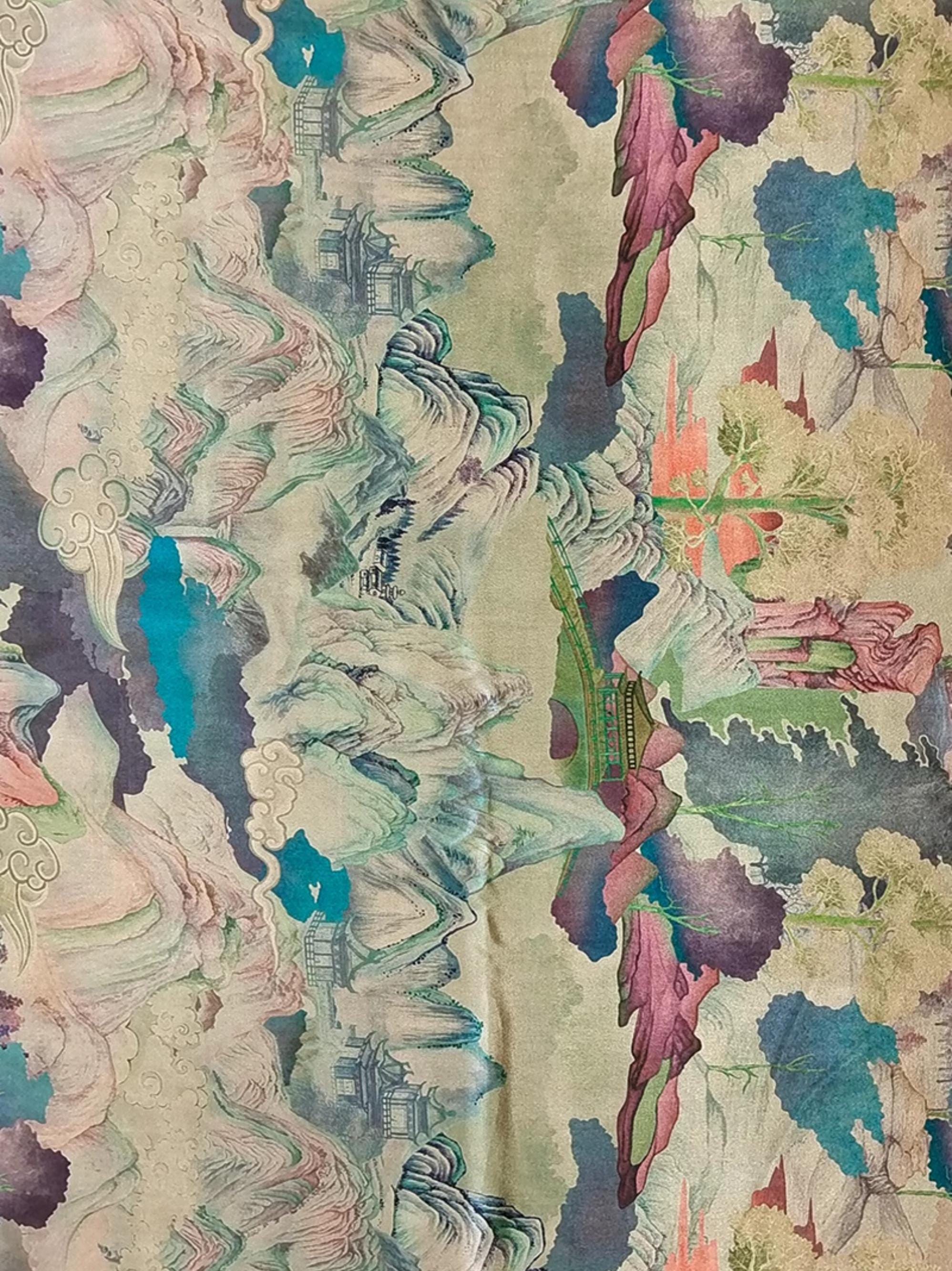 GYPMSS - Handmade 70 Momme PIZI Mud Silk Satin Fabric - 112cm By the Yard