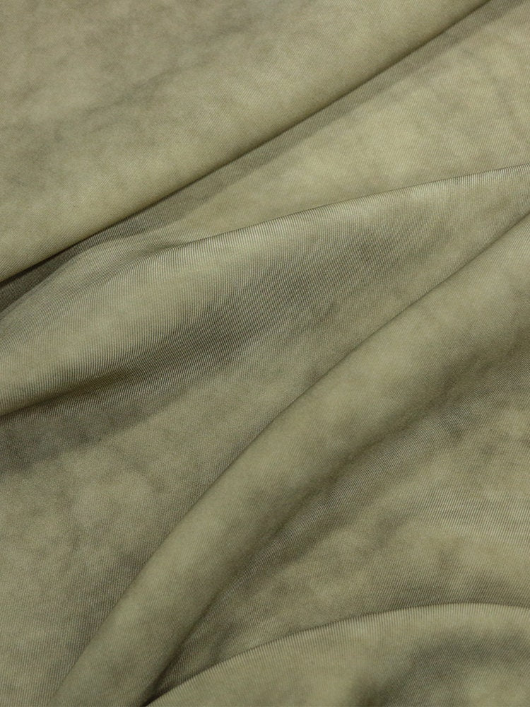 TWILL - 18 Momme Dirty Dyeing Distressed Twill Silk Fabric Made of Mulberry Silk - 135cm by the Yard
