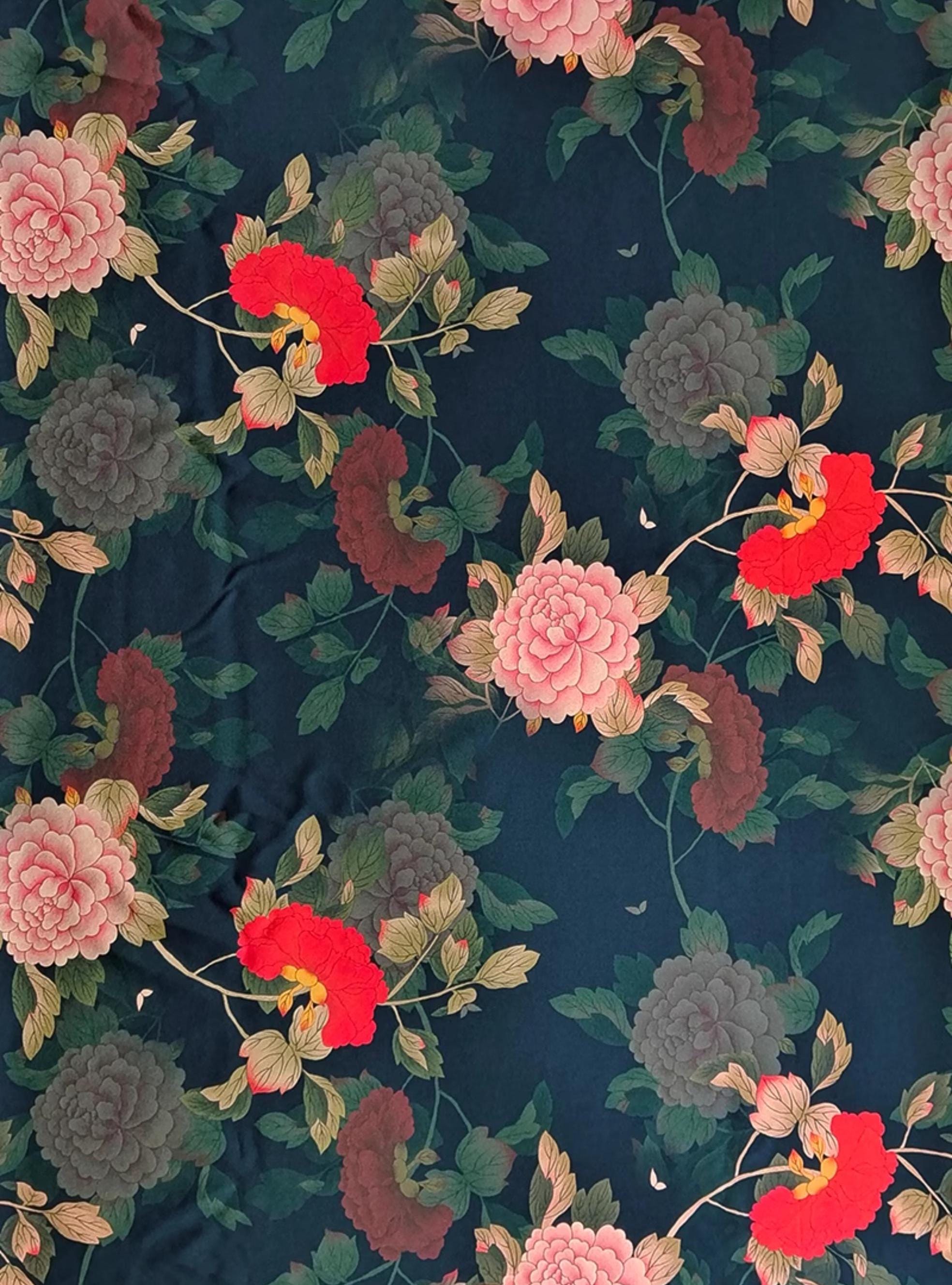 GUYTXM - Handmade 40 Momme Mud Silk Satin Fabric - 112cm By the Yard
