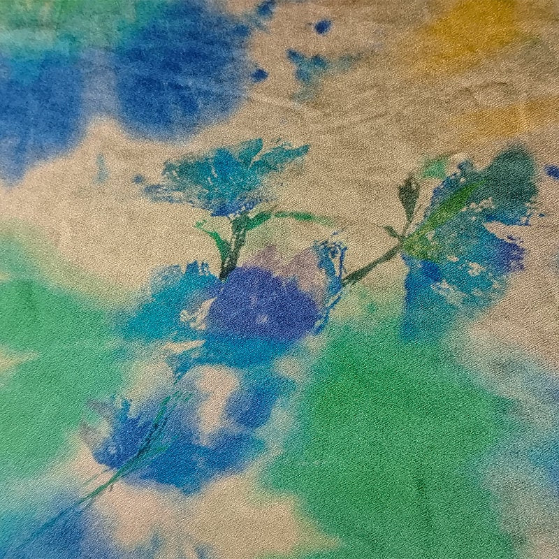 GUYHLL- Handmade 40 Momme Mud Silk Satin Fabric By the Yard